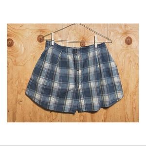 Handmade plaid skirt